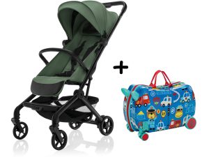 Športový kočík Jet + kufrík Pack&Ride ZDARMA, Rocky Green