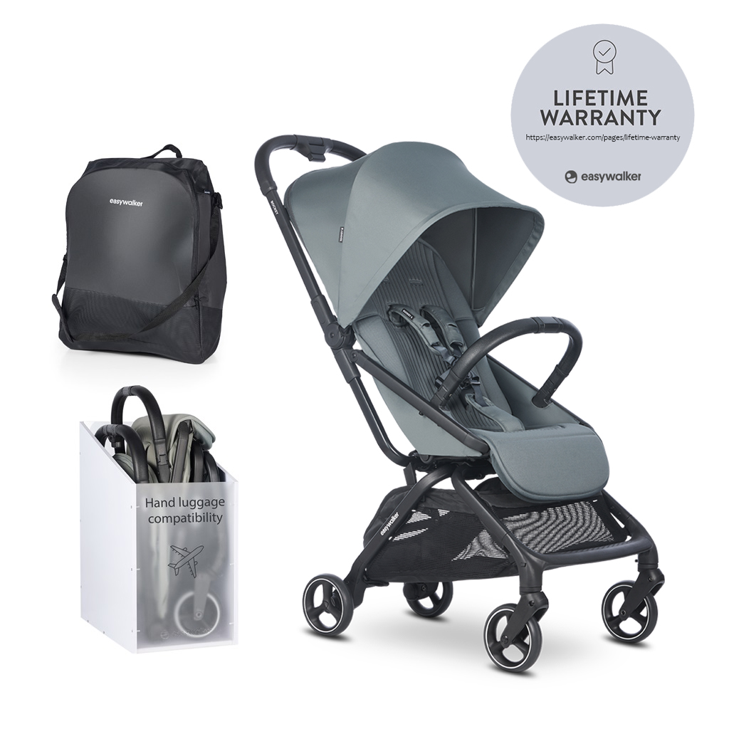 EASYWALKER Kočík športový Rockey S Smooth Grey - Image 2