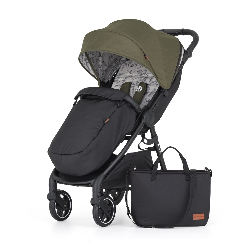 PETITE&MARS Kočík športový Royal3 Black Mature Olive - Image 2