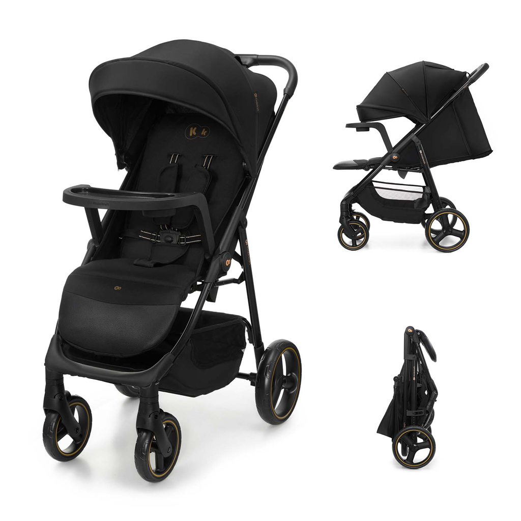 KINDERKRAFT Kočík športový Trig 3 Tray Onyx Black - Image 2
