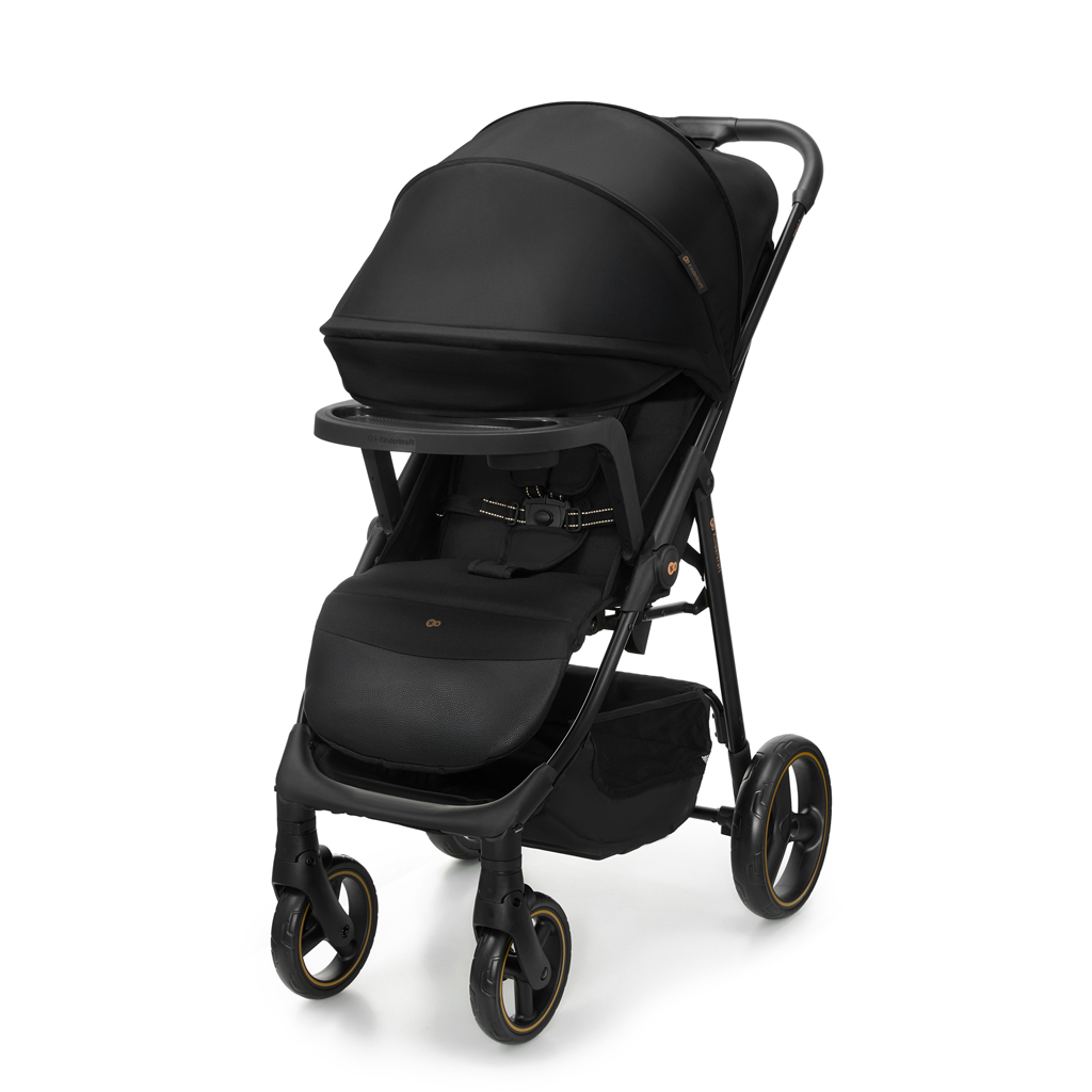 KINDERKRAFT Kočík športový Trig 3 Tray Onyx Black - Image 4