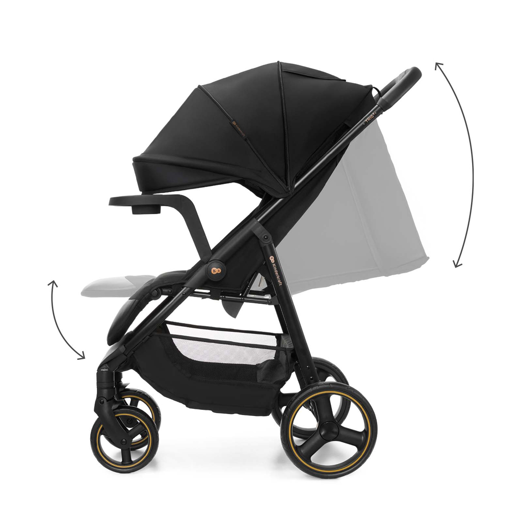 KINDERKRAFT Kočík športový Trig 3 Tray Onyx Black - Image 10