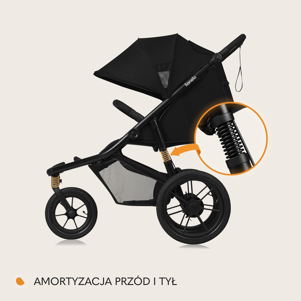 LIONELO Kočík športový Azura Black Onyx - Image 22