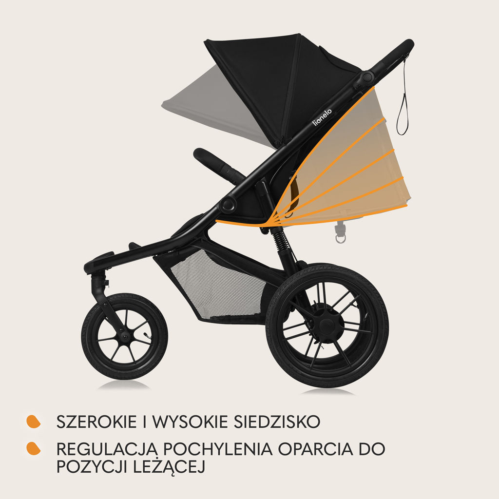 LIONELO Kočík športový Azura Black Onyx - Image 23