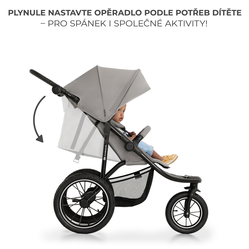 KINDERKRAFT Kočík športový Helsi2 Grey - Image 12