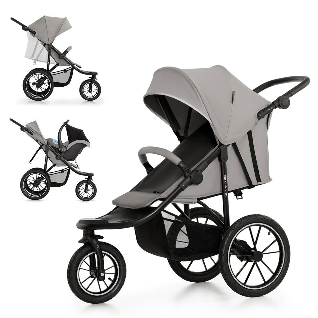 KINDERKRAFT Kočík športový Helsi2 Grey - Image 3