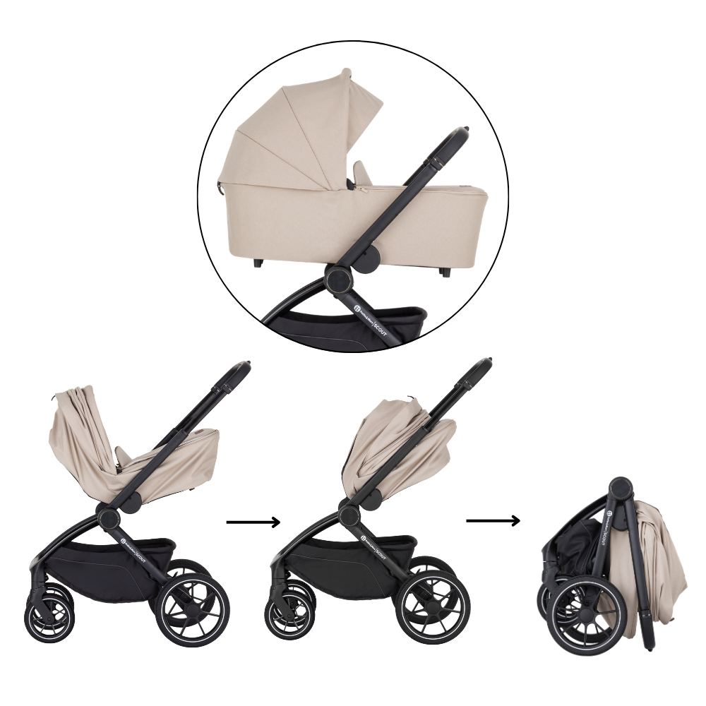 PETITE&MARS Kočík kombinovaný SCOUT 3v1 Soft Mousse s Core Pro i-Size - Image 26