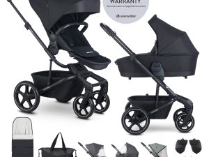 EASYWALKER Kočík kombinovaný Harvey⁵ Midnight Black XXL RWS