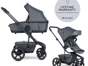 EASYWALKER Kočík kombinovaný Harvey⁵ Premium 2v1 Mineral Grey LITE RWS