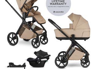 EASYWALKER Kočík kombinovaný Zoey Almond Taupe + CBX By CYBEX Aton B2 i-Size + základňa