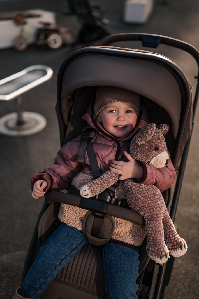 EASYWALKER Kočík kombinovaný Zoey Chestnut Brown + CBX By CYBEX Aton B2 i-Size + základňa - Image 5