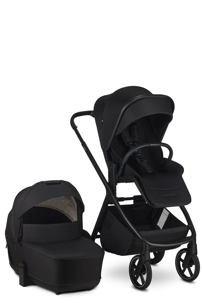 EASYWALKER Kočík kombinovaný Zoey Pure Black + CBX By CYBEX Aton B2 i-Size + základňa - Image 3