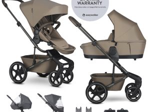 EASYWALKER Set XL kočík kombinovaný Harvey NXT s príslušenstvom Mocha Brown