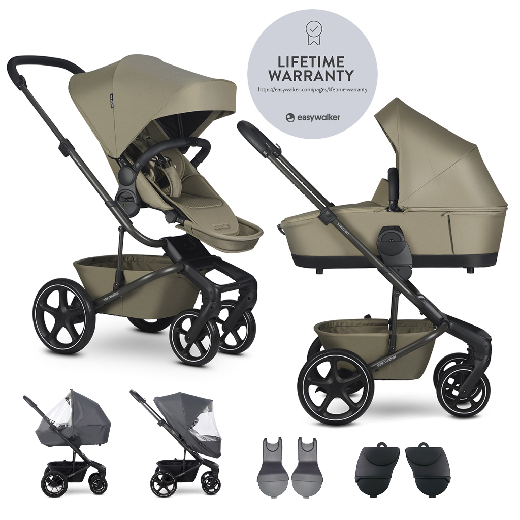 EASYWALKER Set XL kočík kombinovaný Harvey NXT s príslušenstvom Moss Green - Image 2