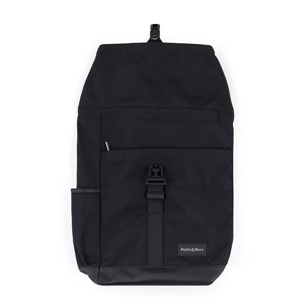 PETITE&MARS Batoh prebaľovací na kočík Jackob Absolute Black - Image 8