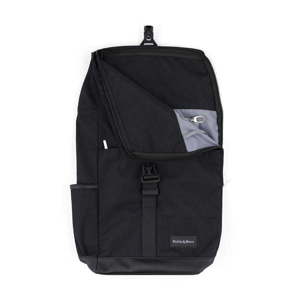 PETITE&MARS Batoh prebaľovací na kočík Jackob Absolute Black - Image 9