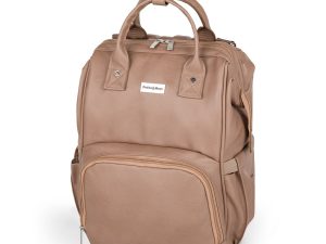PETITE&MARS Batoh prebaľovací na kočík Jasper Camel Beige
