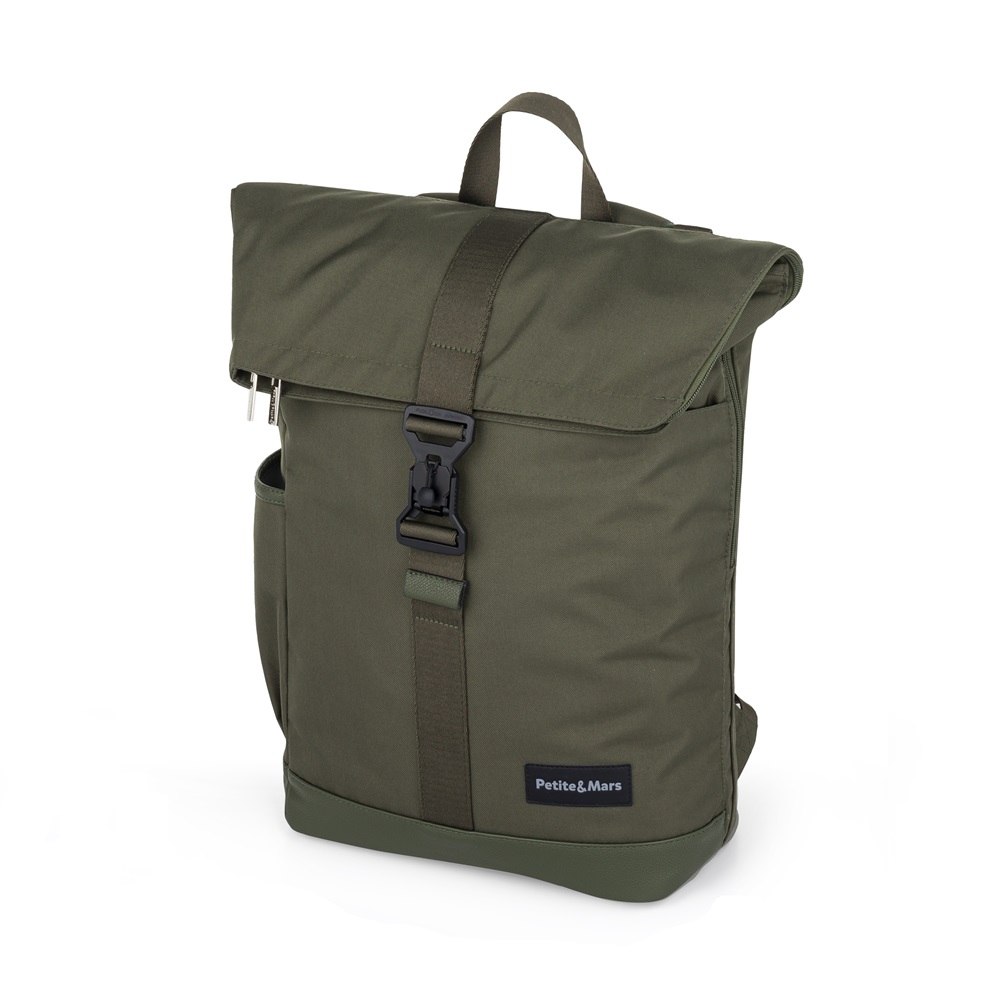 PETITE&MARS Batoh prebaľovací na kočík Jackob Military Green - Image 2