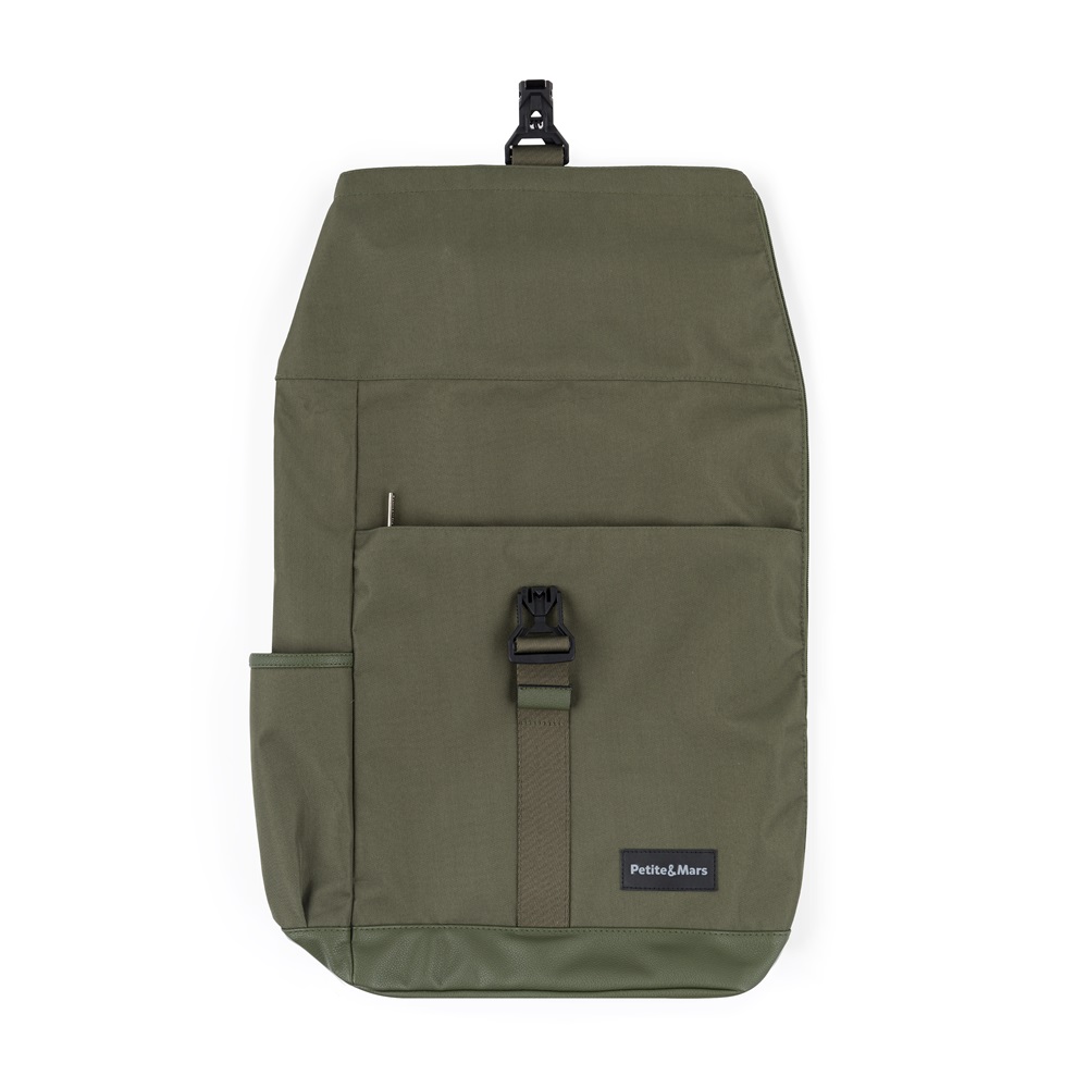 PETITE&MARS Batoh prebaľovací na kočík Jackob Military Green - Image 6