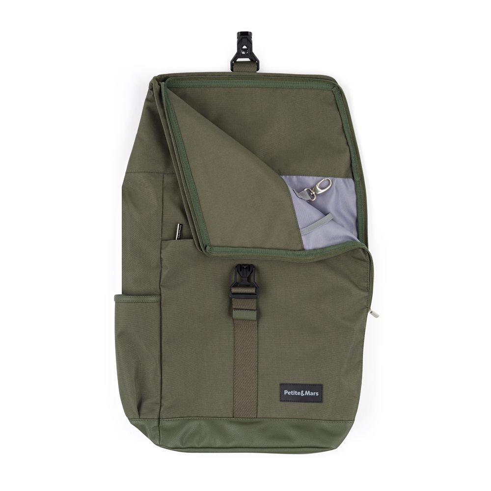 PETITE&MARS Batoh prebaľovací na kočík Jackob Military Green - Image 7