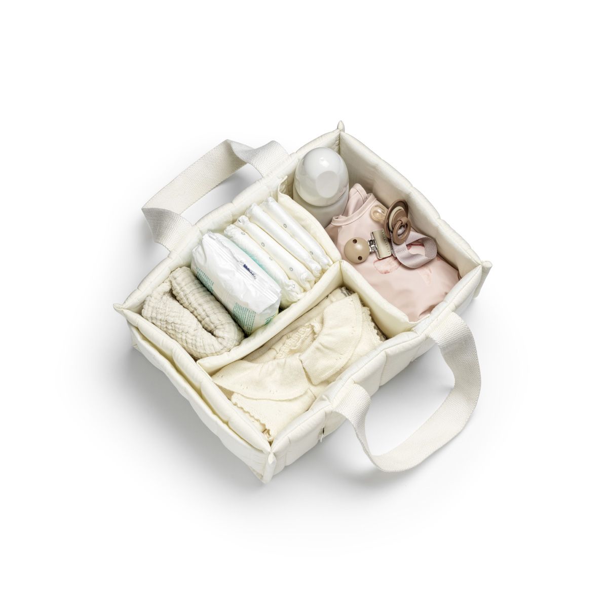 Diaper Caddy Elodie Details - Creamy White - Image 2