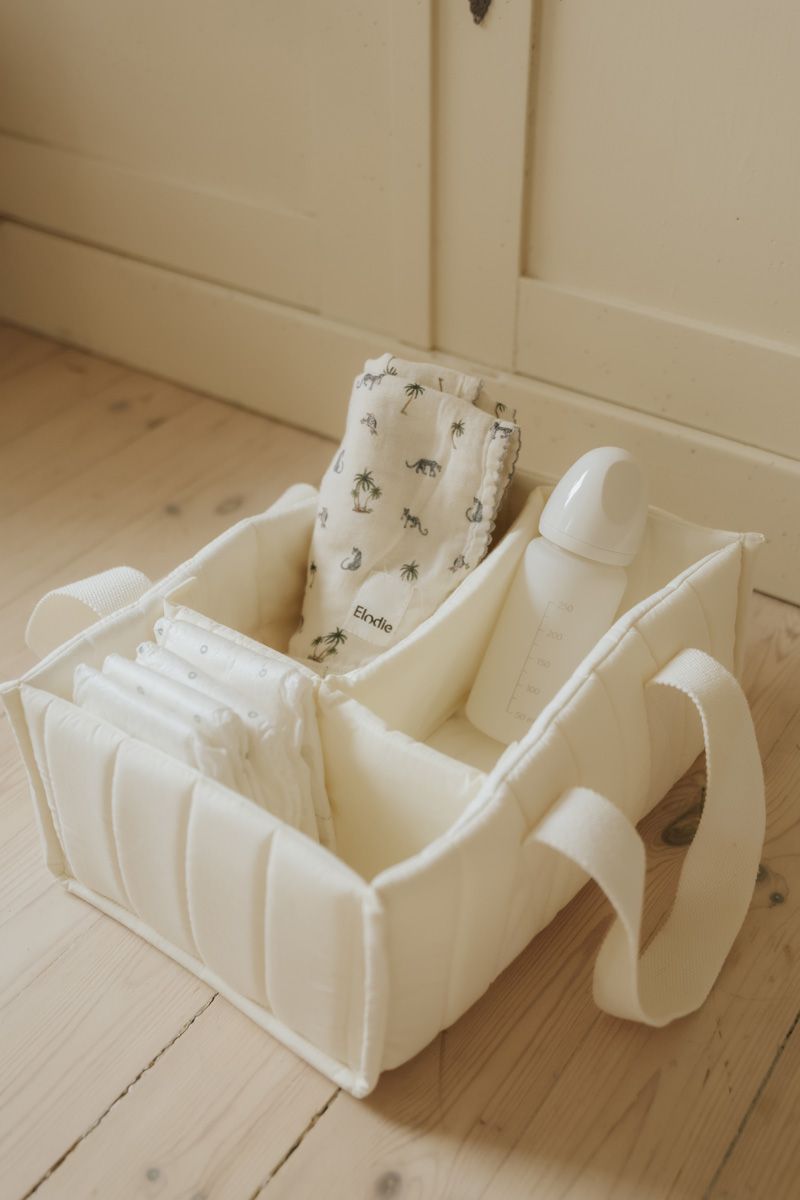 Diaper Caddy Elodie Details - Creamy White - Image 4