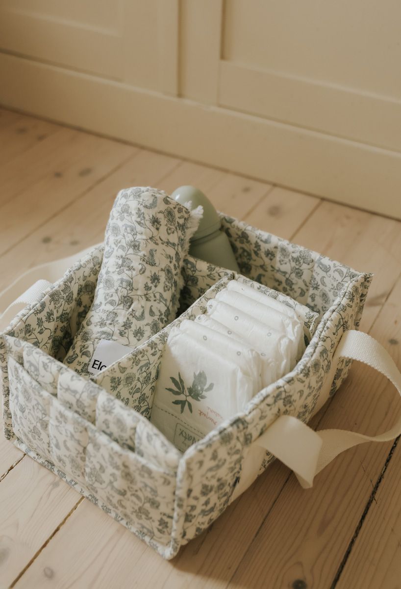 Diaper Caddy Elodie Details - Garden Leo Toile - Image 4