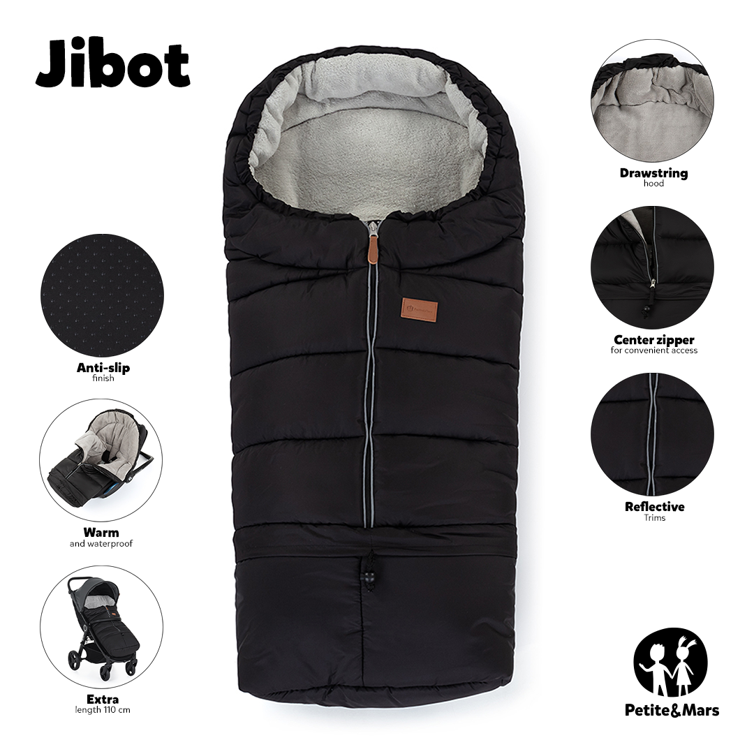 PETITE&MARS Fusak nastavitelný 3v1 Jibot Horizontal Charcoal Grey - Image 9