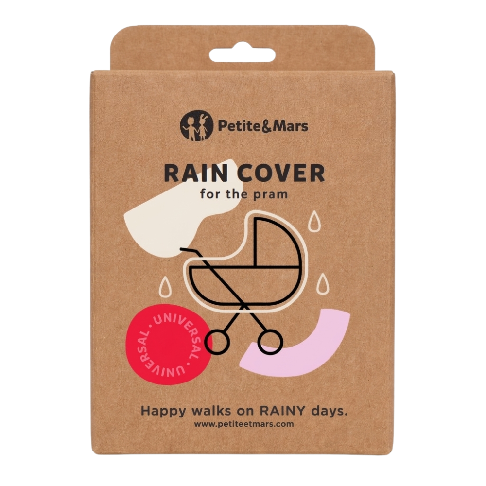 PETITE&MARS Rainy Pram pláštenka na hlboký kočík - Image 4