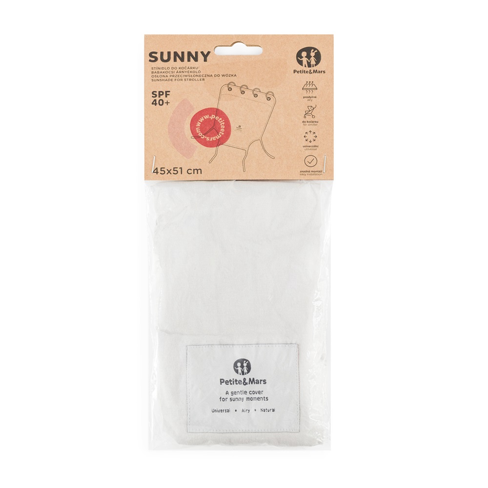 PETITE&MARS Clona slnečná do kočíka Sunny Rose Petal - Image 8
