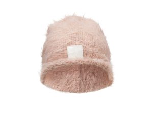 Furry Knit Beanies Elodie Details - Powder Pink