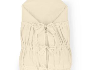 PETITE&MARS Zavinovačka šnurovacia Nurse s pevnou kokosovou vložkou Light Beige 75x75 cm