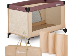 PETITE&MARS Postieľka cestovná Nyja Urban Jungle Sand