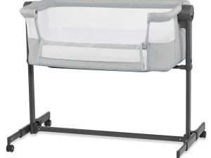 KINDERKRAFT Postieľka detská polohovateľná Nestee Up2 Light Grey
