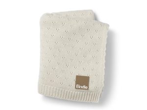 Pointelle Blanket Elodie Details - Creamy White