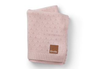 Pointelle Blanket Elodie Details - Misty Pink