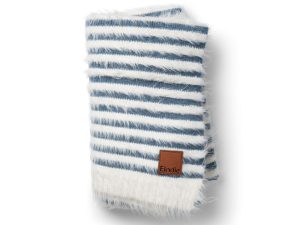 Furry Knit Blanket Elodie Details - Berry Blue