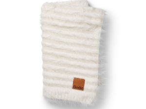 Furry Knit Blanket Elodie Details - Vanilla White