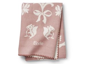 Jacquard Blanket Elodie Details - Mullberry Pink