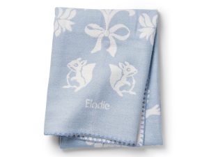 Jacquard Blanket Elodie Details - Blueberry Blue