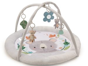 KINDERKRAFT Deka hracia s hrazdičkou Cozyplay Light Grey