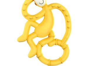 MINI MONKEY HRYZÁTKO S ANTIMIKROBIÁLNYM POVRCHOM BIOCOTE ŽLTÉ