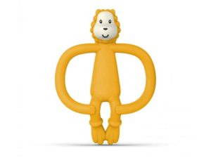 HRYZADLO A ZUBNÁ KEFKA MATCHSTICK MONKEY LUDO LION TEETHER – LEV