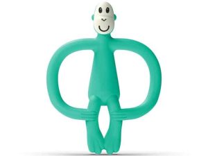 HRYZÁTKO A ZUBNÁ KEFKA MATCHSTICK MONKEY TEETHER GREEN